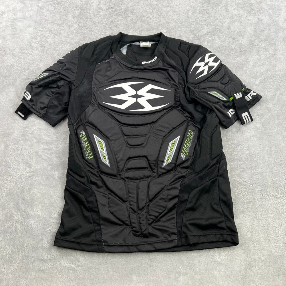 Empire Grind Padded Paintball Jersey SM/MD Black Men Compression Chest Protector